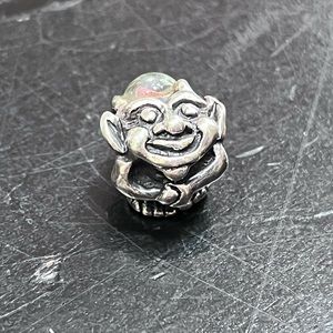 Teollbeads. Troll with big feet.  So cute! Bracelet not included.